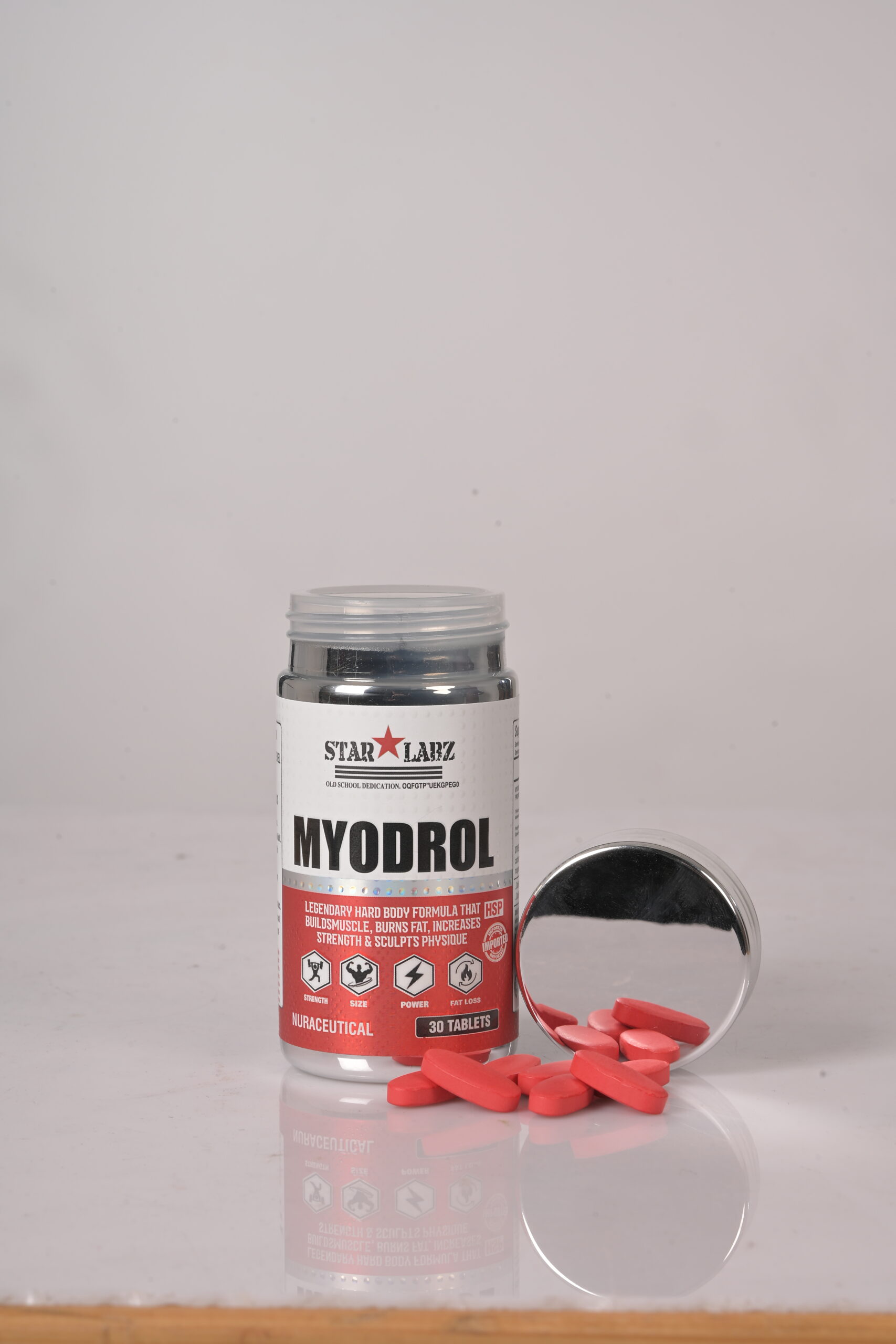 Starlabz Myodrol Muscle Strength & Fat Loss Tablets – Advanced Hard Body Formula (30 Tablets) - Image 2