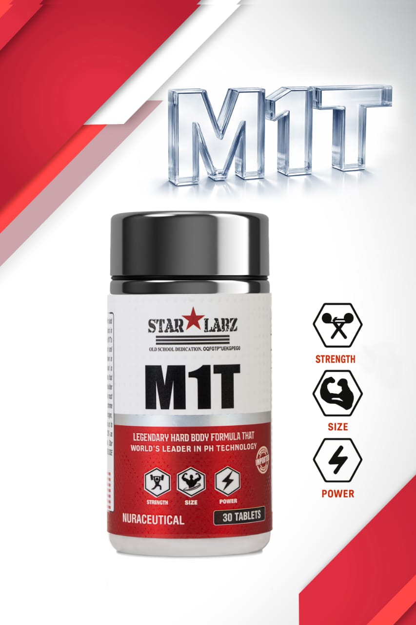 Star Labz M1T bodybuilding strength size power hard body prohormone supplement bottle