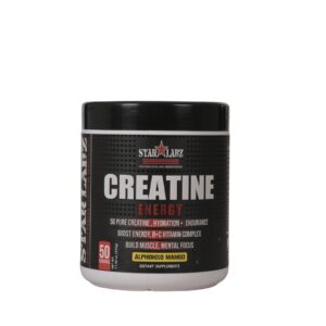 Starlabz Creatine Energy Powder – 5g Pure Creatine with B & C Vitamins