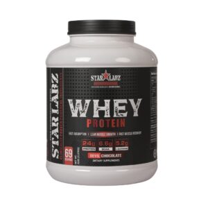 StarLarz Whey Protein | 24g Protein, 6.6g BCAA, 5.2g L-Glutamine