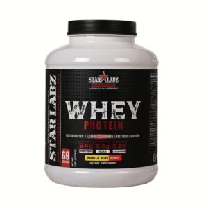 Starlabz Whey Protein Powder – 24g Protein with BCAA & L-Glutamine