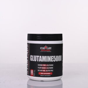 Starlabz Glutamine 5000 Powder – 5000mg Pure L-Glutamine (Unflavoured, 60 Servings)