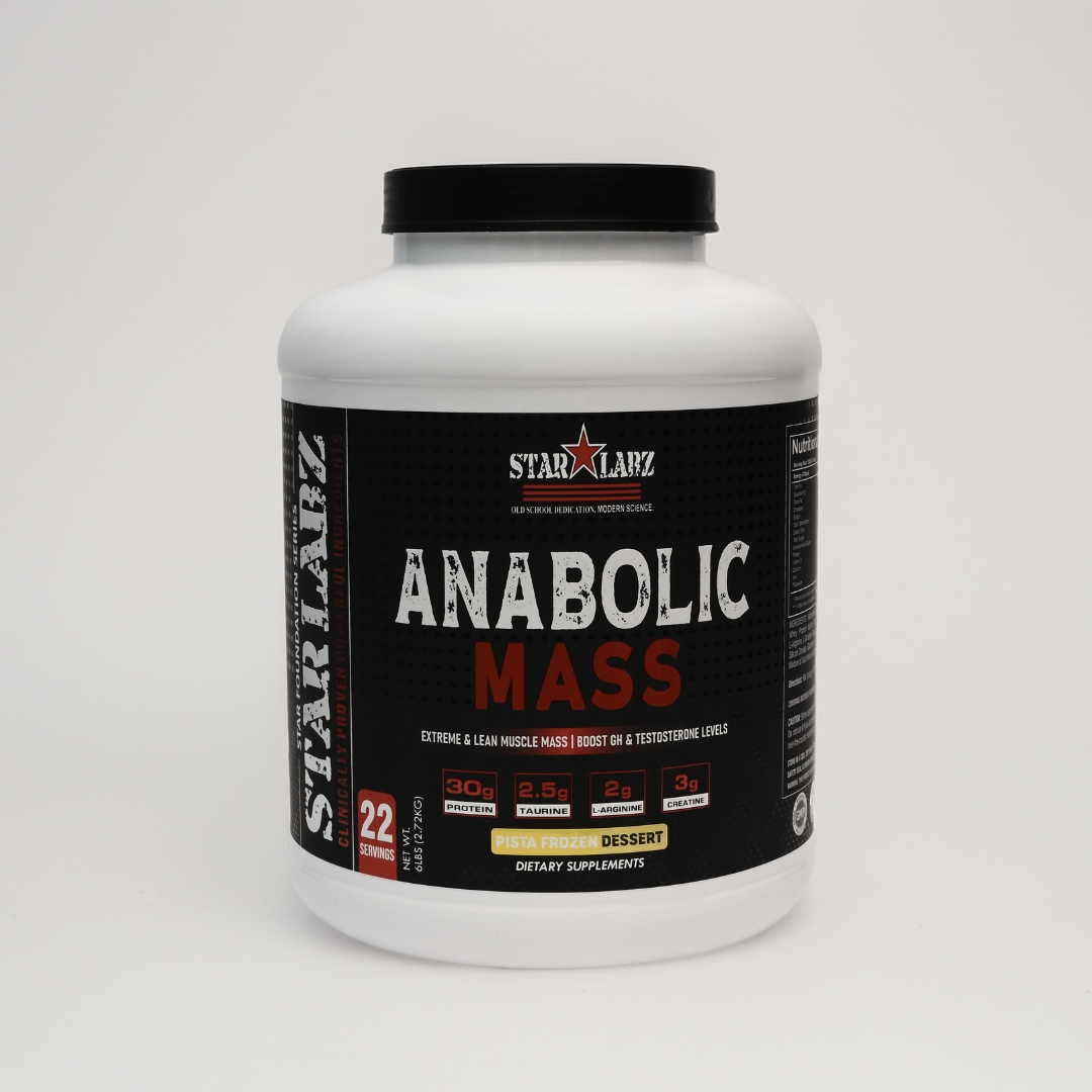 star-labz-anabolic-mass-gainer-protein-powder-30g-protein-muscle-mass-strength-builder-pista-frozen-dessert-flavor