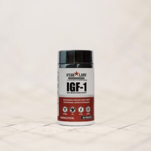 Star Labz IGF-1 Deer Antler Velvet Extract Tablets – Muscle Growth, Energy & Performance Support Supplement
